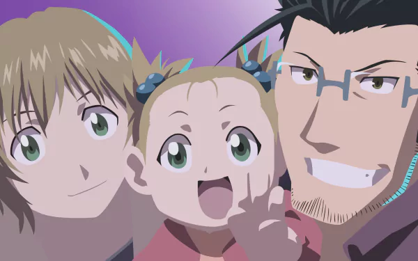 Elicia Hughes Maes Hughes Gracia Hughes Anime Fullmetal Alchemist HD Desktop Wallpaper | Background Image