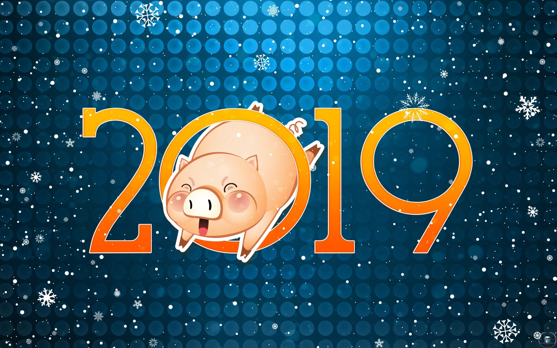 Download Snowflake Holiday New Year 2019 4k Ultra HD Wallpaper ...