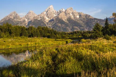 mountain nature grand teton national park HD Desktop Wallpaper | Background Image
