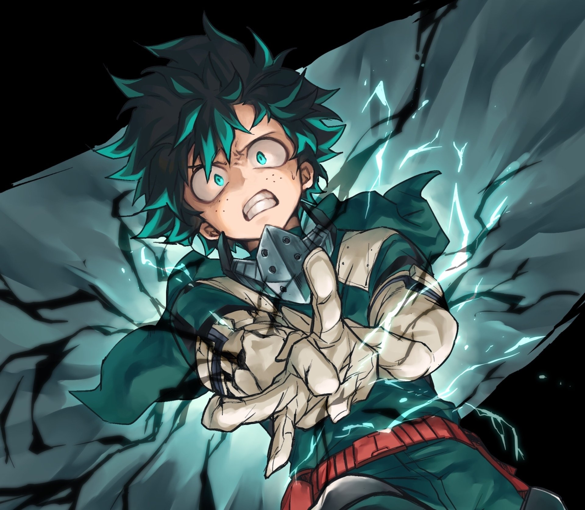 Download Izuku Midoriya Anime My Hero Academia HD Wallpaper by おわり