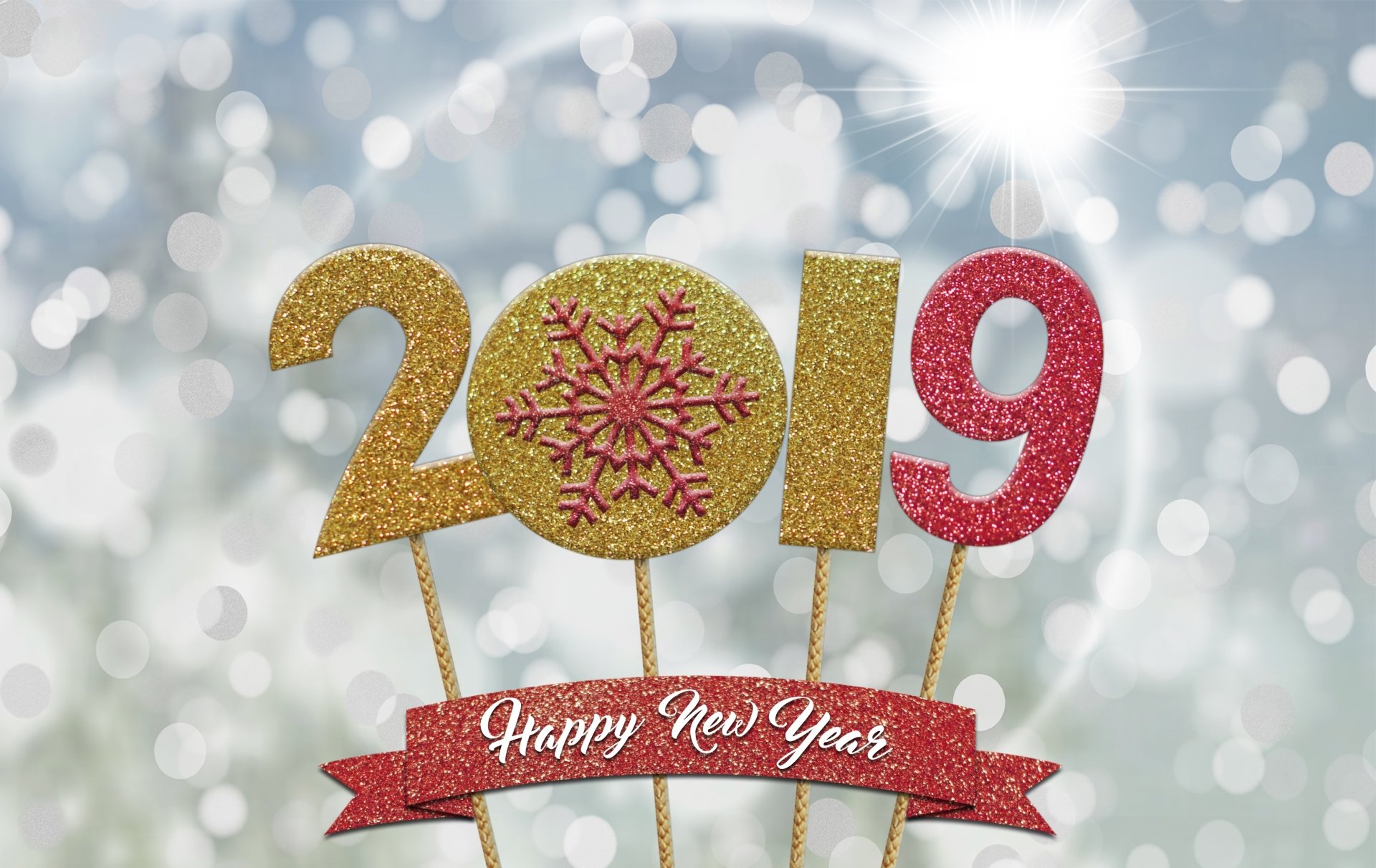 Download Happy New Year Holiday New Year 2019 HD Wallpaper