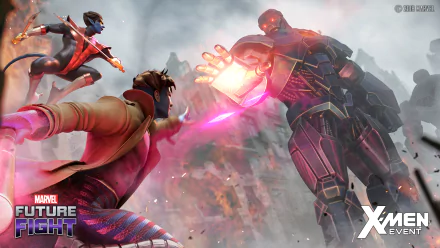 Gambit (Marvel Comics) Nightcrawler (Marvel Comics) video game Marvel: Future Fight HD Desktop Wallpaper | Background Image