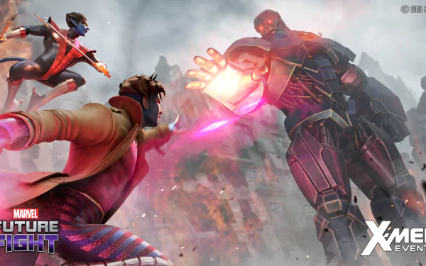 Gambit (Marvel Comics) Nightcrawler (Marvel Comics) video game Marvel: Future Fight HD Desktop Wallpaper | Background Image