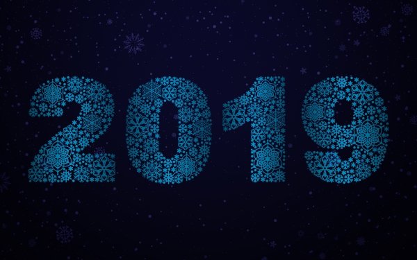 Holiday New Year 2019 Snowflake HD Wallpaper | Background Image