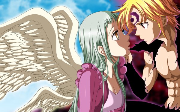 Anime The Seven Deadly Sins Meliodas Elizabeth Liones HD Wallpaper | Background Image