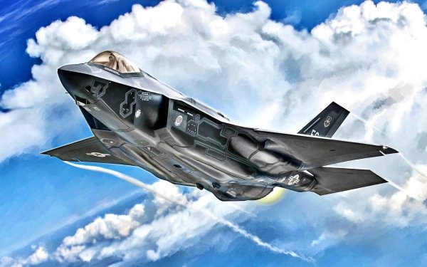 Military Lockheed Martin F-35 Lightning II Jet Fighters Jet Fighter Aircraft Warplane HD Wallpaper | Background Image