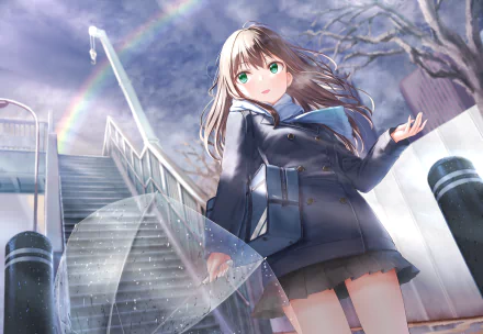 Rin Shibuya Anime The iDOLM@STER Cinderella Girls HD Desktop Wallpaper | Background Image