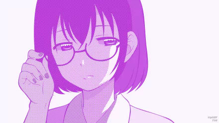 glasses Kasumi Nomura Anime Asobi Asobase HD Desktop Wallpaper | Background Image