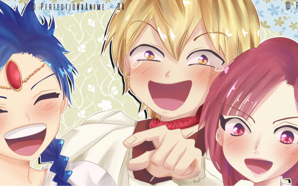 Morgiana (Magi) Alibaba Saluja Aladdin (Magi) Anime Magi: the labyrinth of magic HD Desktop Wallpaper | Background Image