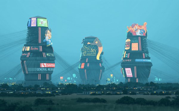 Sci Fi City HD Wallpaper | Background Image