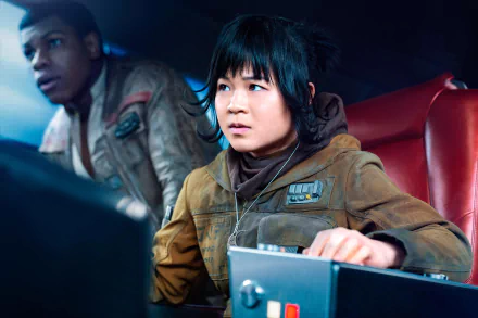 Kelly Marie Tran John Boyega Rose Tico Finn (Star Wars) movie Star Wars: The Last Jedi HD Desktop Wallpaper | Background Image