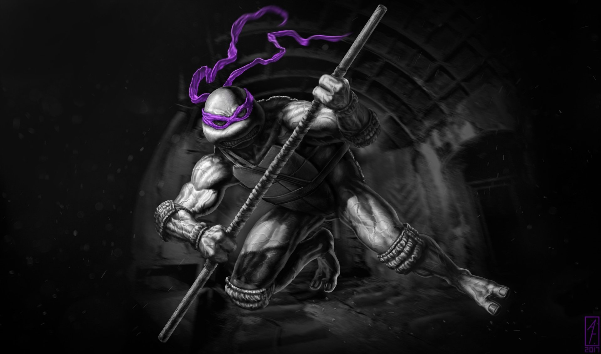 Download Donatello (TMNT) Comic Teenage Mutant Ninja Turtles HD Wallpaper by ANDREY GORKOVENKO