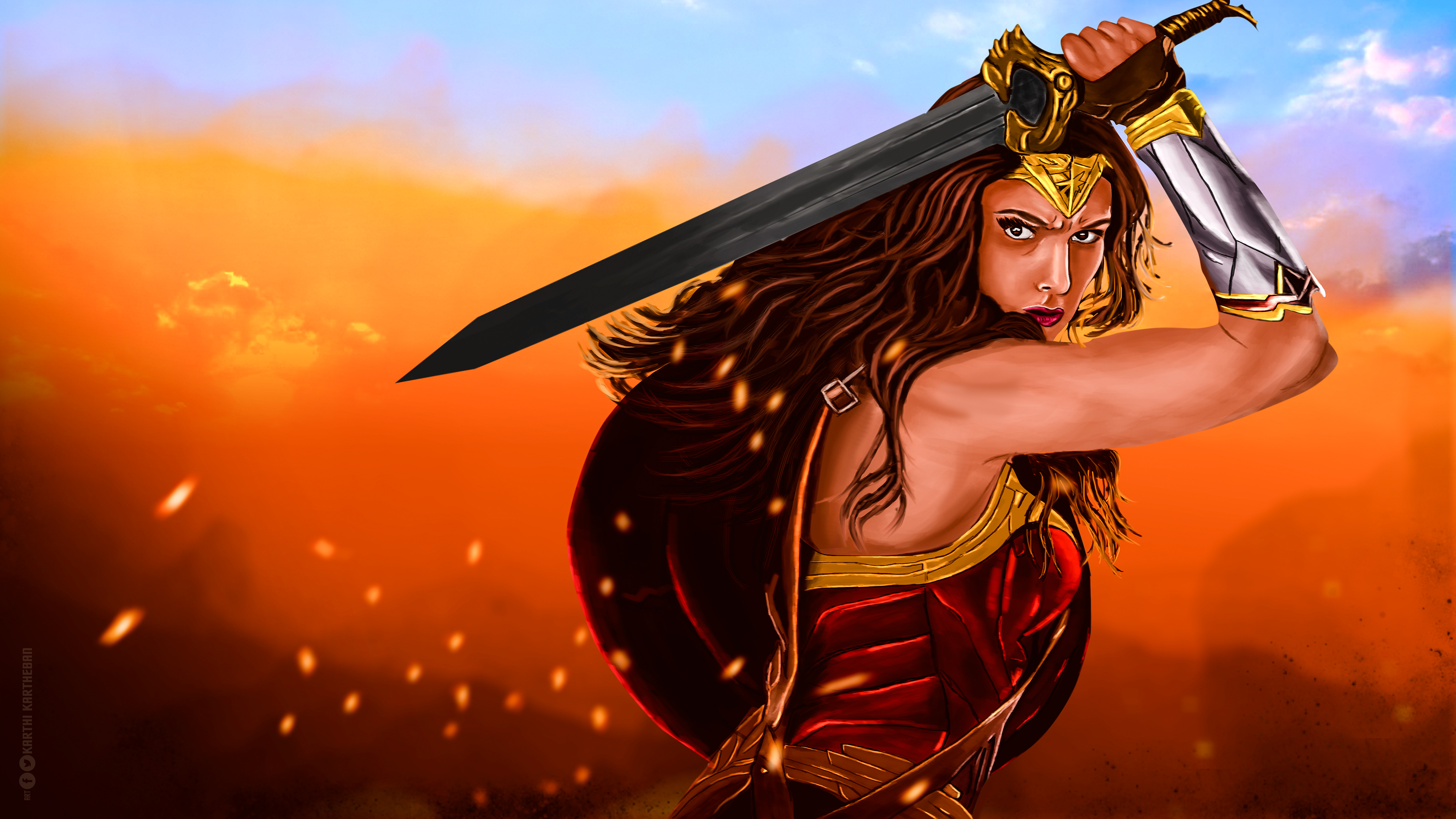 Wonder Woman 4k Ultra HD Wallpaper | Background Image | 3840x2160 | ID