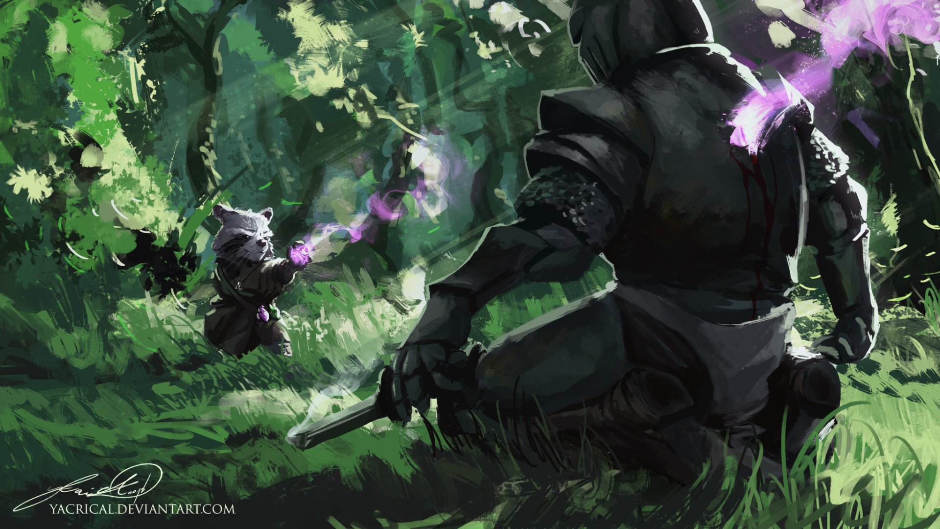 Download Fight Warrior Fantasy Magic Fantasy Warrior HD Wallpaper by Yacrical