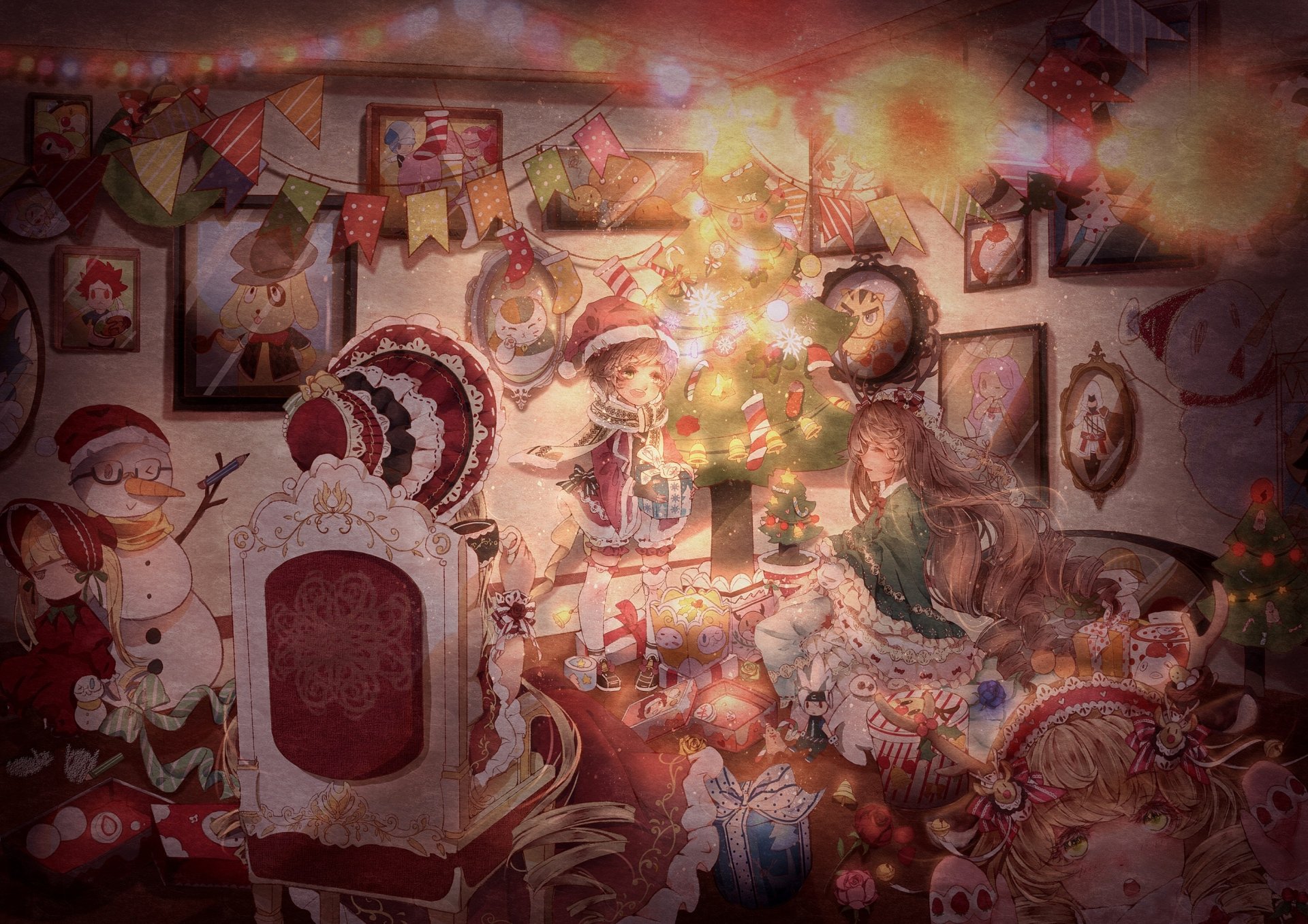 Download Hinaichigo (Rozen Maiden) Soseiseki (Rozen Maiden) Shinku (Rozen Maiden) Suiseiseki (Rozen Maiden) Anime Rozen Maiden HD Wallpaper by 521强力胶