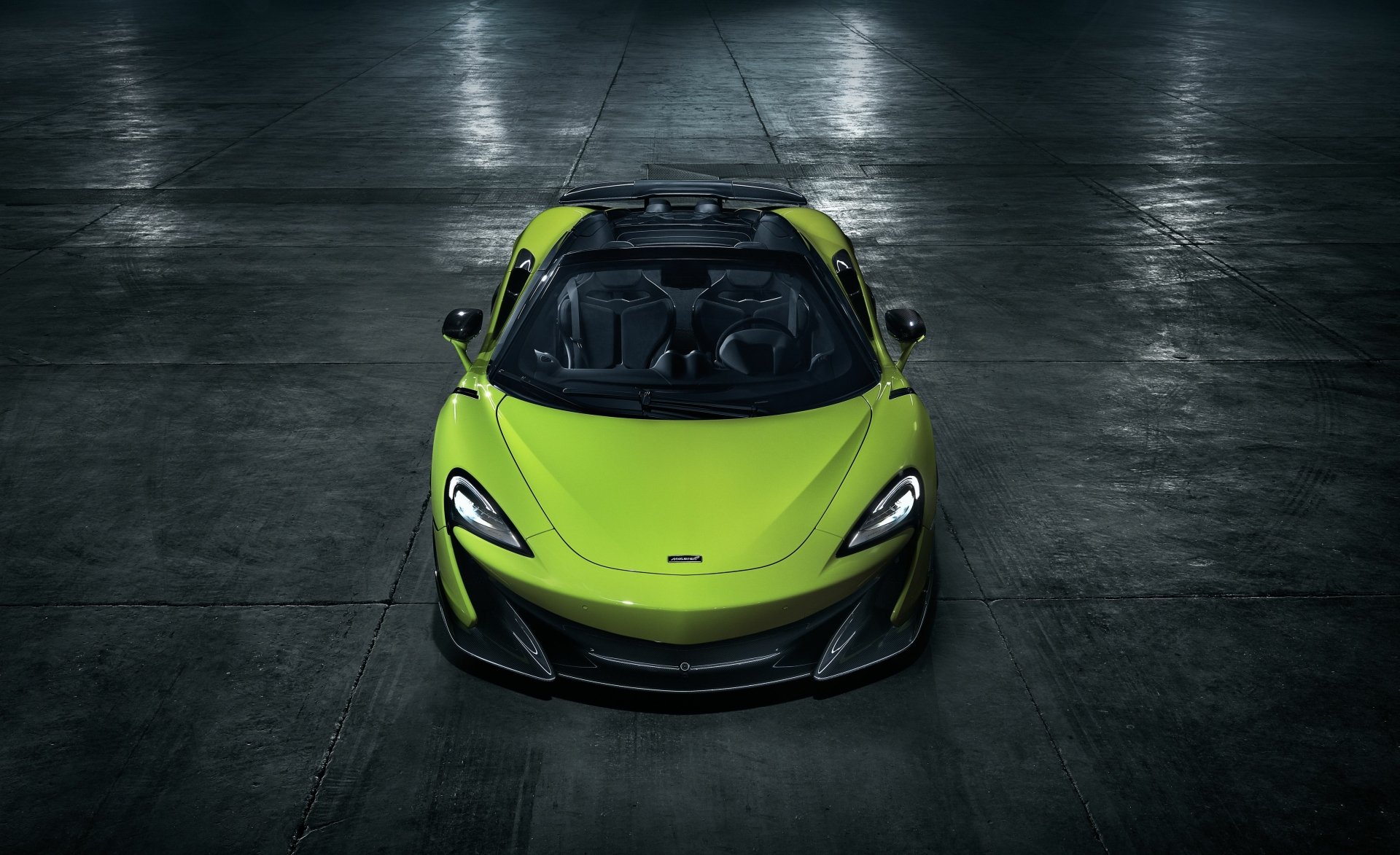 Download Green Car Supercar Car McLaren Vehicle McLaren 600LT 4k Ultra HD Wallpaper