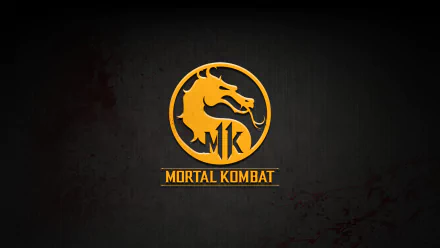 HD desktop wallpaper featuring the Mortal Kombat 11 logo on a dark background.
