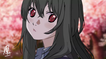  Kaorichan - Black Hair Edition/Red Eyed