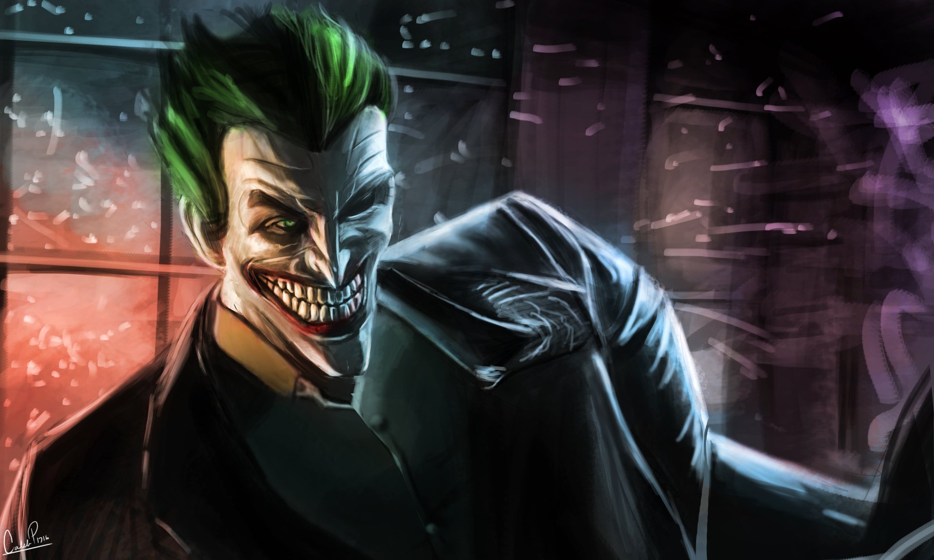 Comics Joker 4k Ultra HD Wallpaper by Caleb Peyton