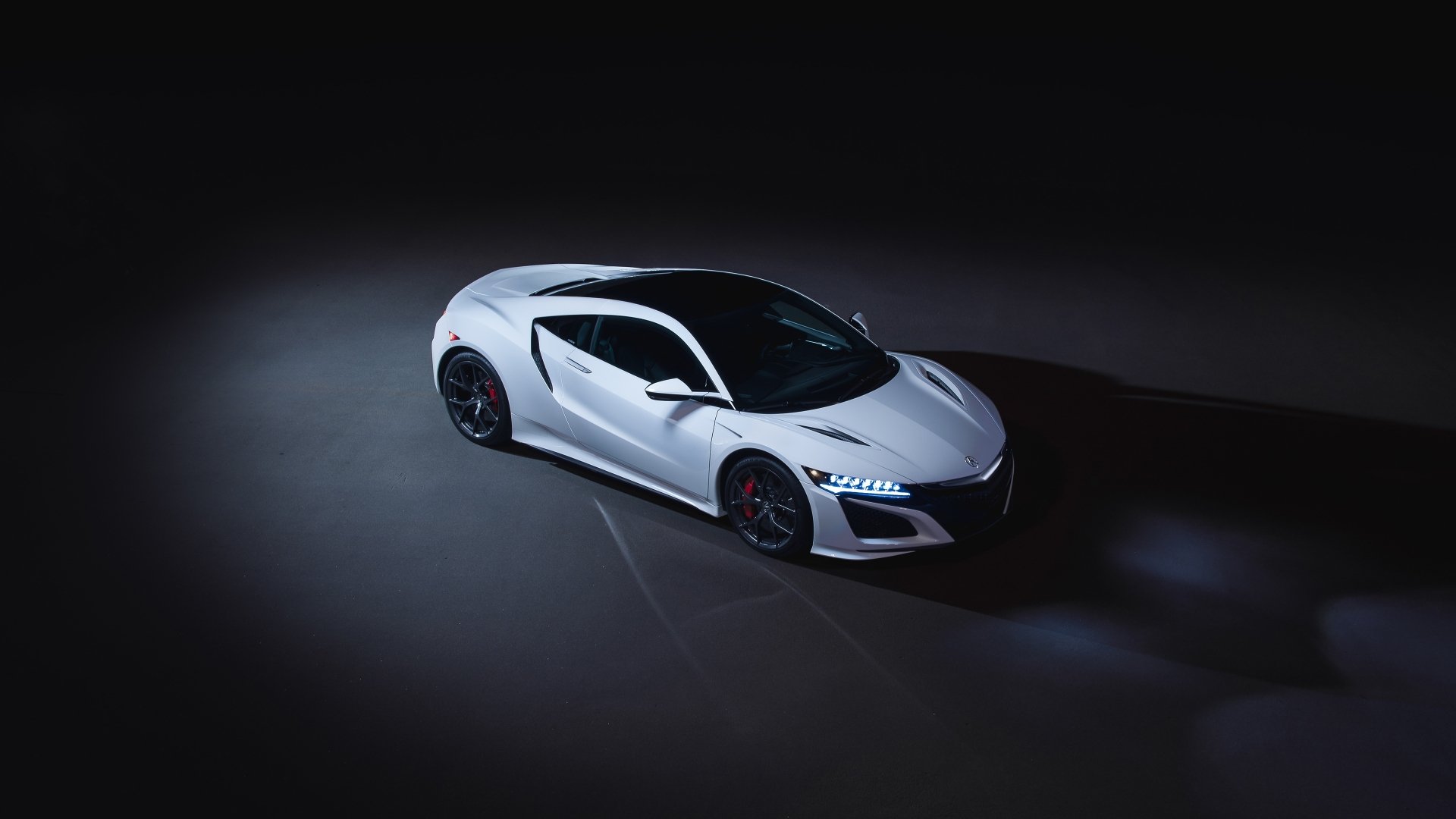 Download Supercar White Car Car Acura Vehicle Acura NSX 4k Ultra HD Wallpaper
