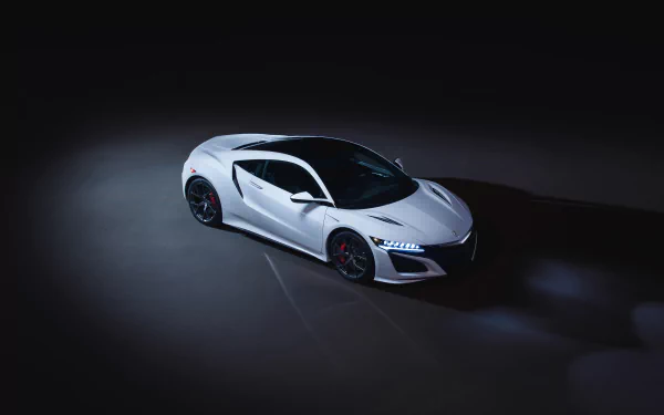 supercar white car car Acura vehicle Acura NSX HD Desktop Wallpaper | Background Image