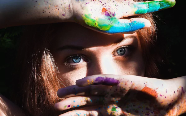 blue eyes face photography child HD Desktop Wallpaper | Background Image