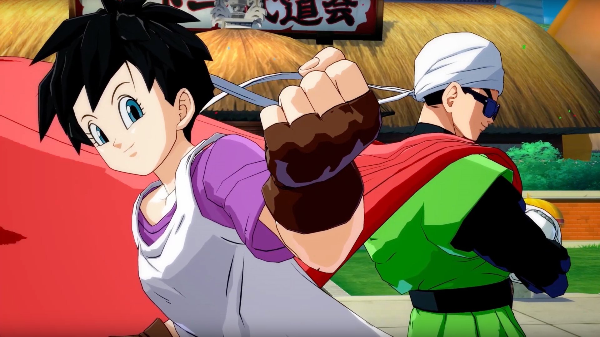 Download Gohan (Dragon Ball) Videl (Dragon Ball) Video Game Dragon Ball FighterZ HD Wallpaper