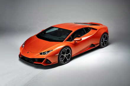 supercar orange car car Lamborghini vehicle Lamborghini Huracan Evo HD Desktop Wallpaper | Background Image
