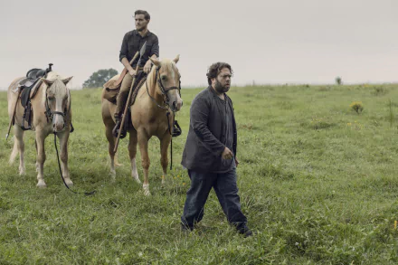 Alden (The Walking Dead) Callan McAuliffe Luke (The Walking Dead) Dan Fogler TV Show The Walking Dead HD Desktop Wallpaper | Background Image