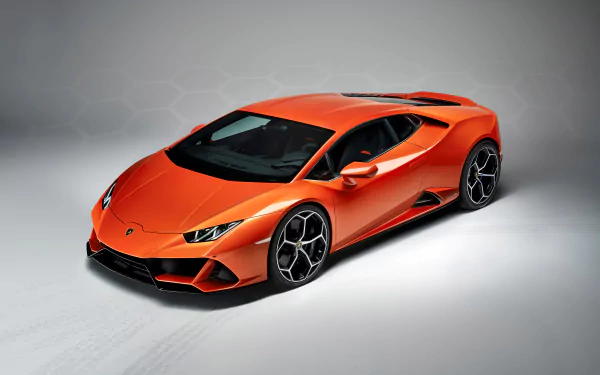 supercar orange car car Lamborghini vehicle Lamborghini Huracan Evo HD Desktop Wallpaper | Background Image