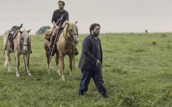 Alden (The Walking Dead) Callan McAuliffe Luke (The Walking Dead) Dan Fogler TV Show The Walking Dead HD Desktop Wallpaper | Background Image
