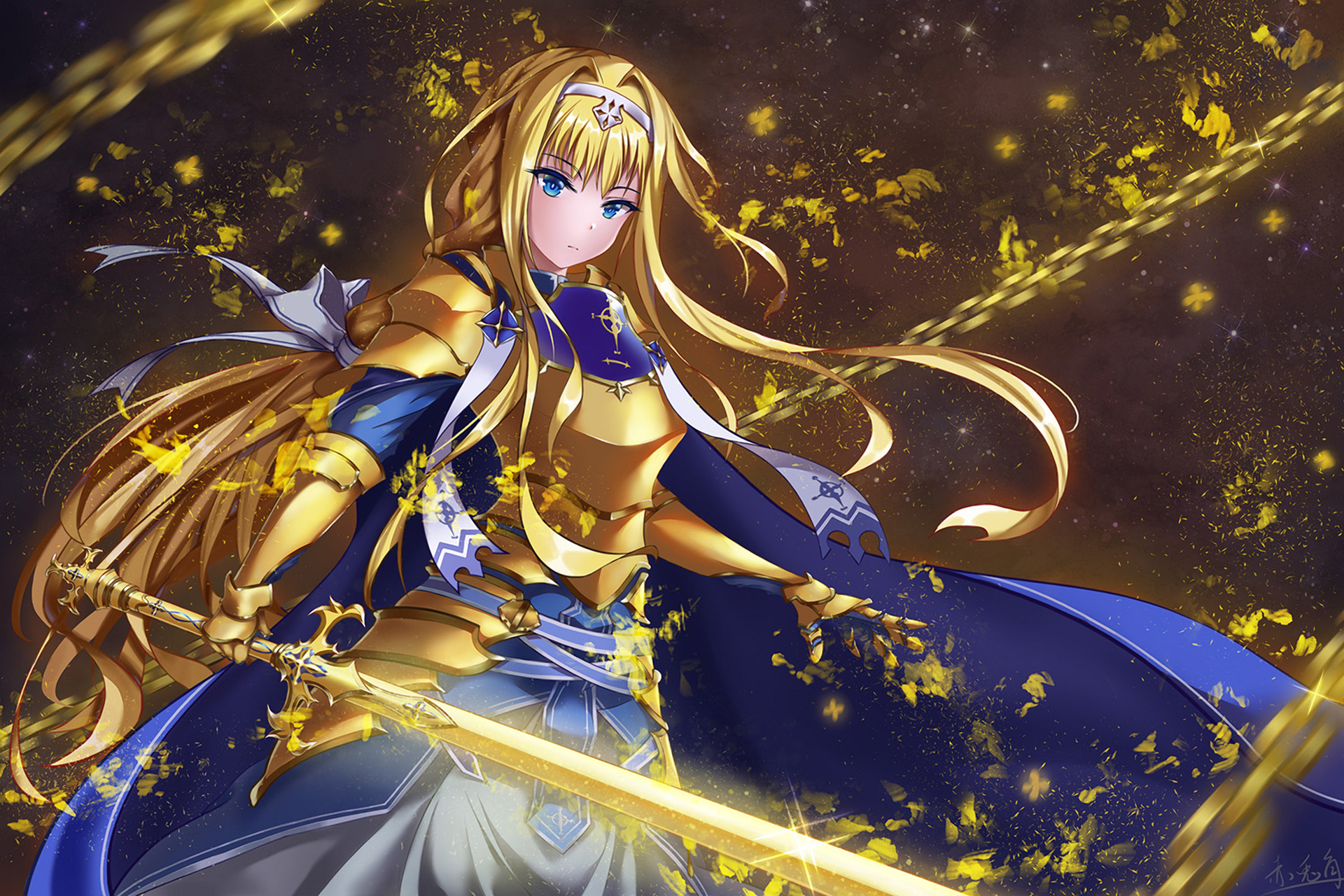 Anime Sword Art Online: Alicization HD Wallpaper