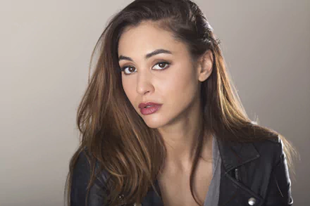 brown eyes lipstick long hair brunette American actress Celebrity Lindsey Morgan HD Desktop Wallpaper | Background Image