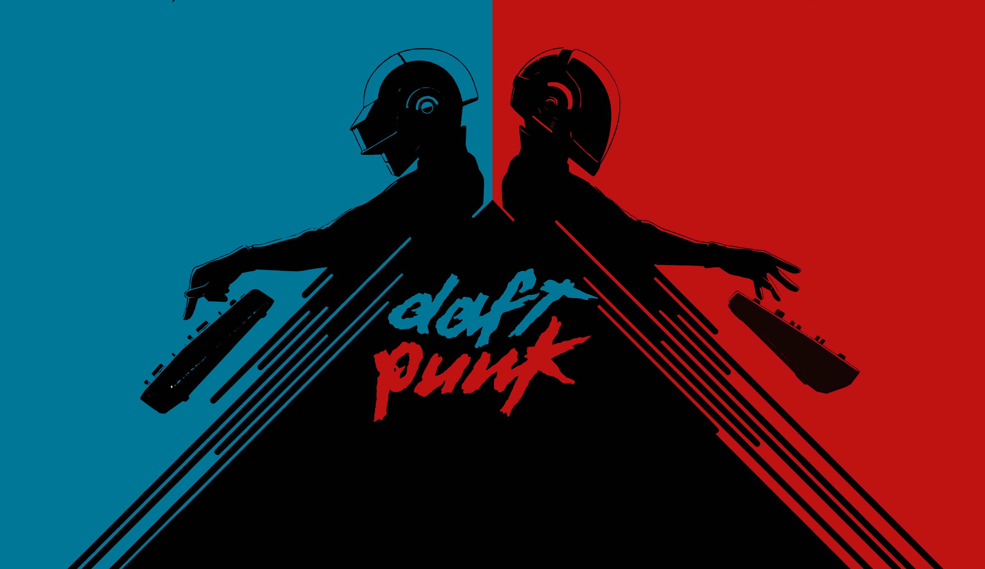 Daft Punk Hd Wallpaper Hintergrund 3322x1920
