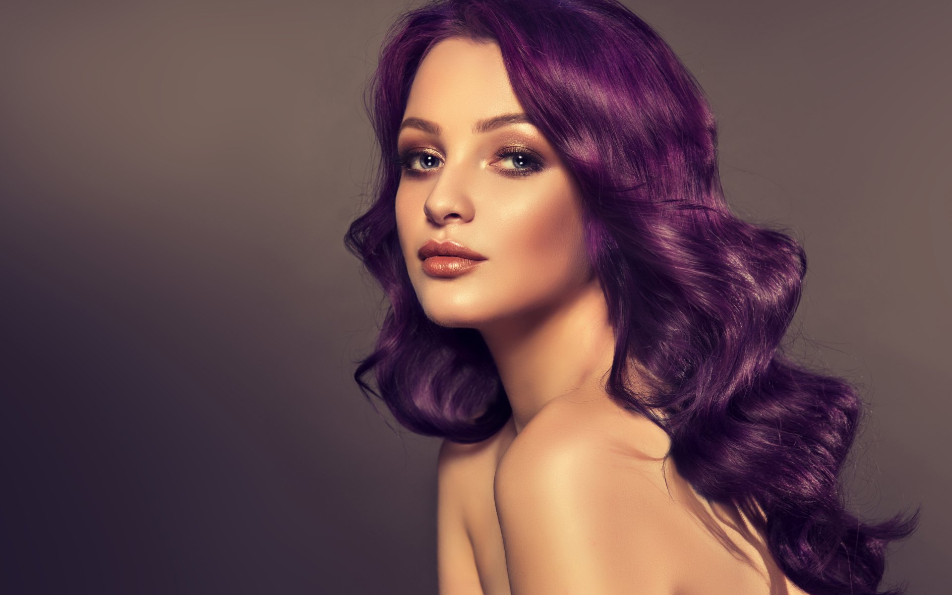 Purple Haired Girl 