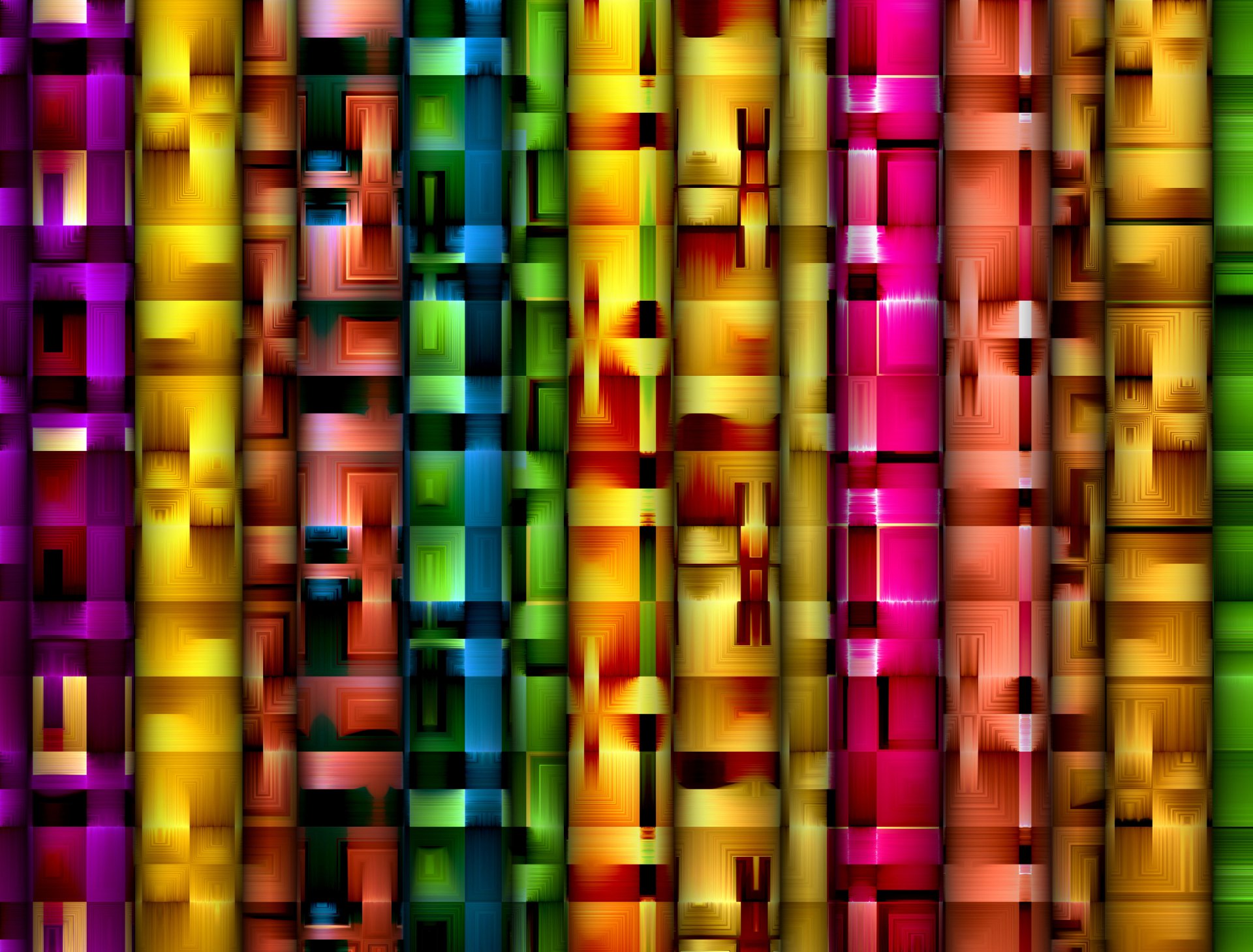Colorful abstract vertical stripes with vibrant hues in a 4K Ultra HD resolution, designed as a dynamic PC desktop wallpaper and background.