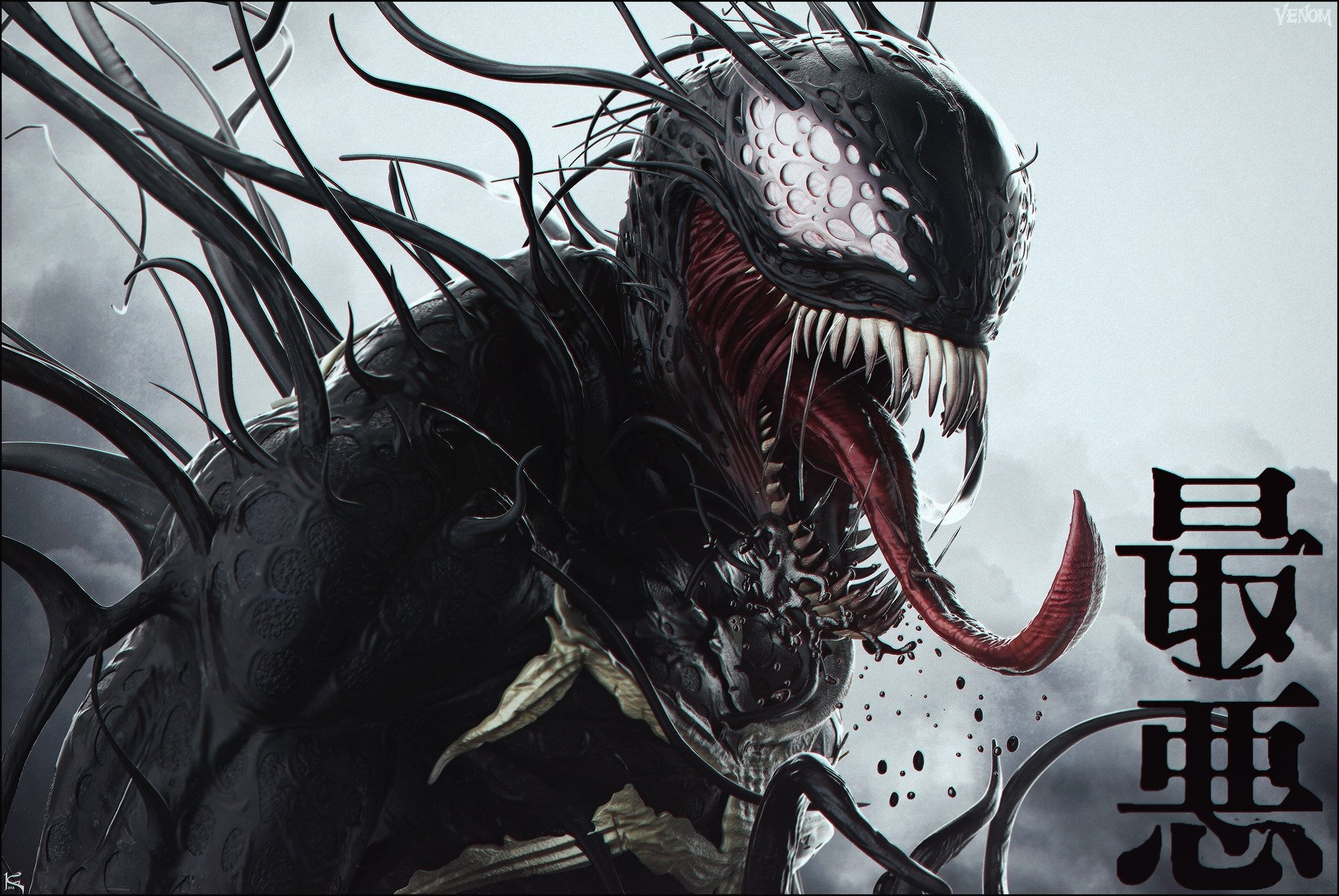 Download Comic Venom HD Wallpaper