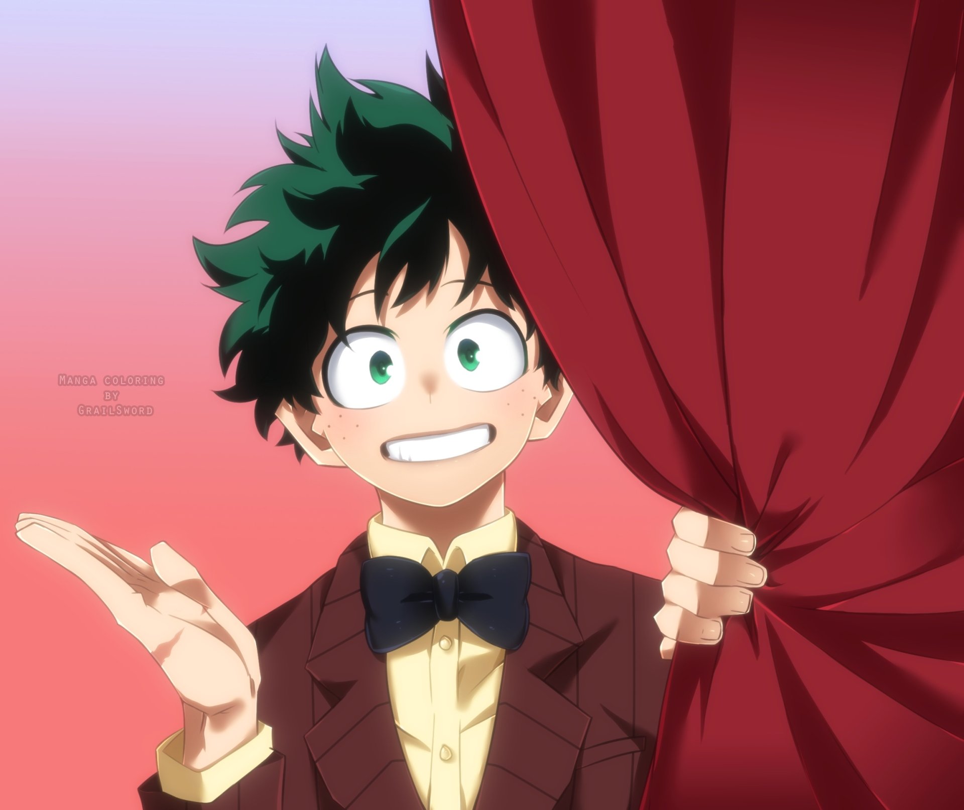 Download Izuku Midoriya Anime My Hero Academia HD Wallpaper by GrailSword