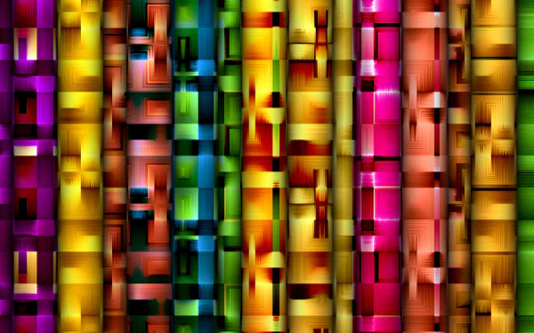 Colorful abstract vertical stripes with vibrant hues in a 4K Ultra HD resolution, designed as a dynamic PC desktop wallpaper and background.