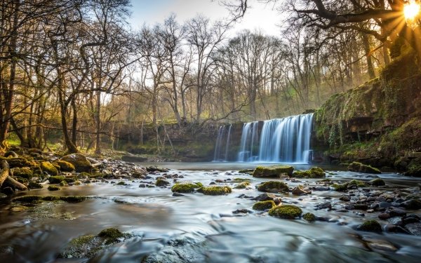 Earth Waterfall Waterfalls River Nature HD Wallpaper | Background Image