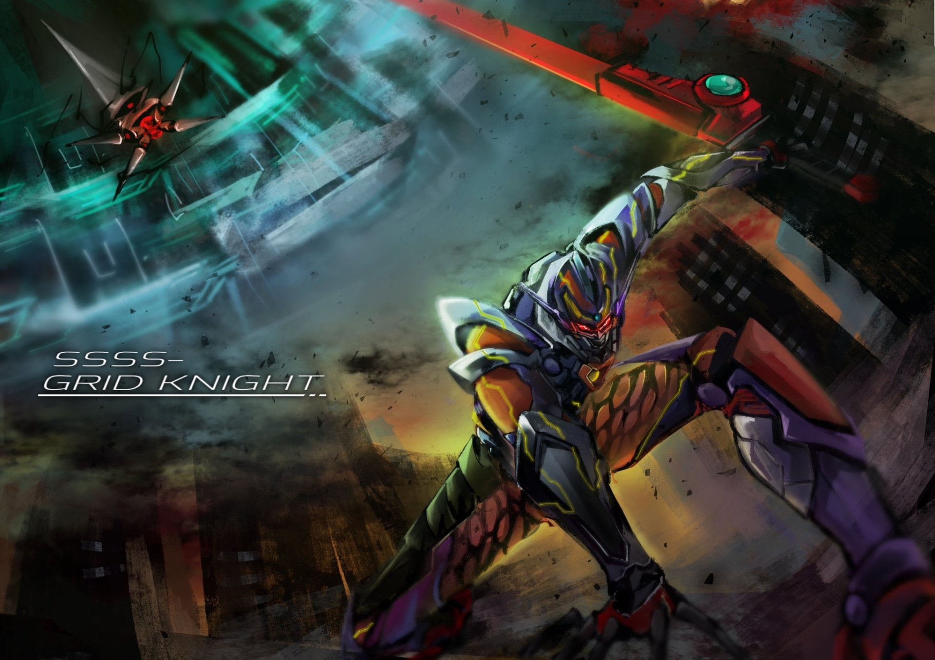Download Anime SSSS.Gridman HD Wallpaper by ゆ