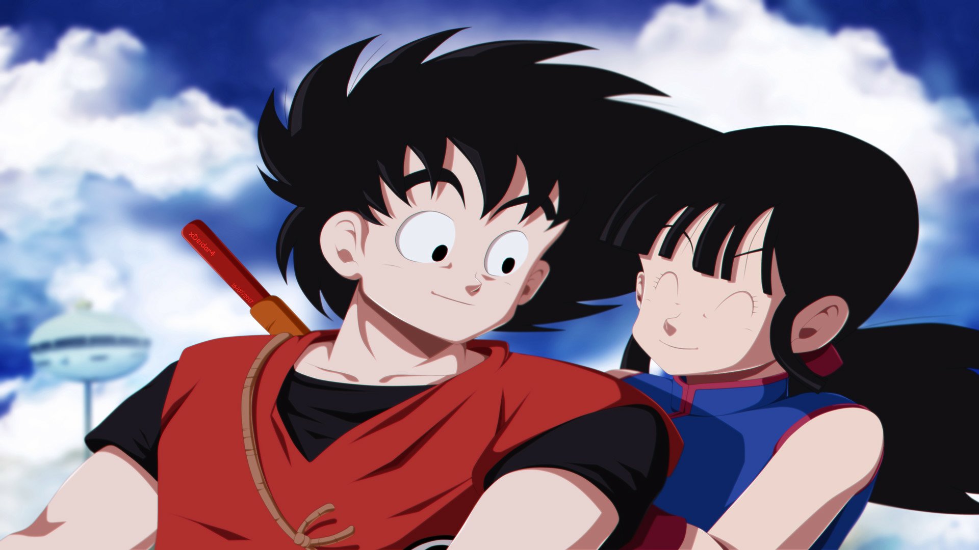 Goku Chi Chi Dragon Ball Anime HD Wallpaper By Luis Diaz 