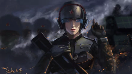 Sci Fi woman warrior HD Desktop Wallpaper | Background Image