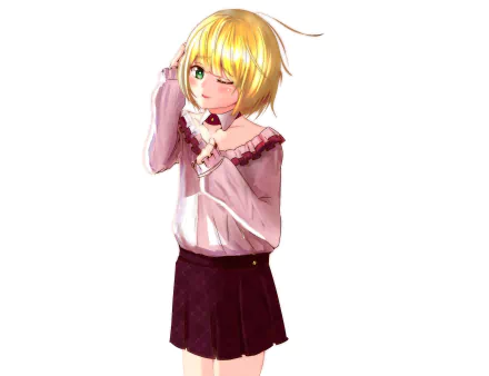 Suzuya Aki Anime Virtual Youtuber HD Desktop Wallpaper | Background Image