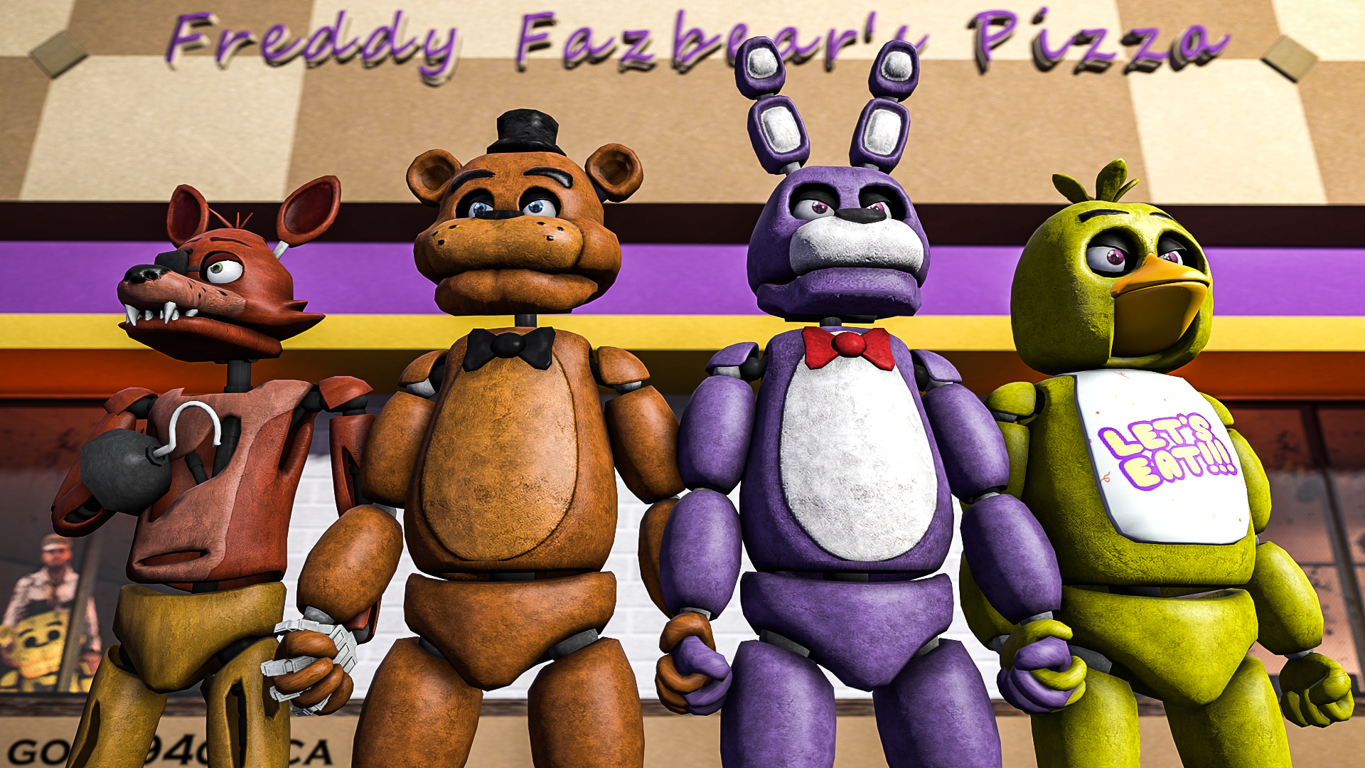 Freddy, FNAF 1 [Digital Art]