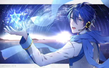 アニメ Gloriousblue KAITO KAITO 20th Anniversary. -Blue GIN ＆ Botanical Drink-』 : r/KAITO