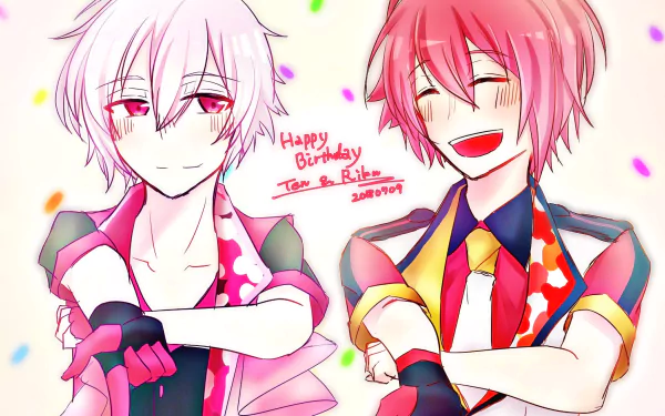 Riku Nanase Tenn Kujo Anime IDOLiSH7 HD Desktop Wallpaper | Background Image