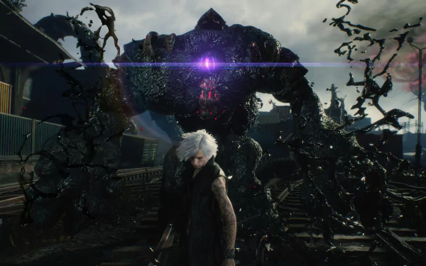 V (Devil May Cry) video game Devil May Cry 5 HD Desktop Wallpaper | Background Image