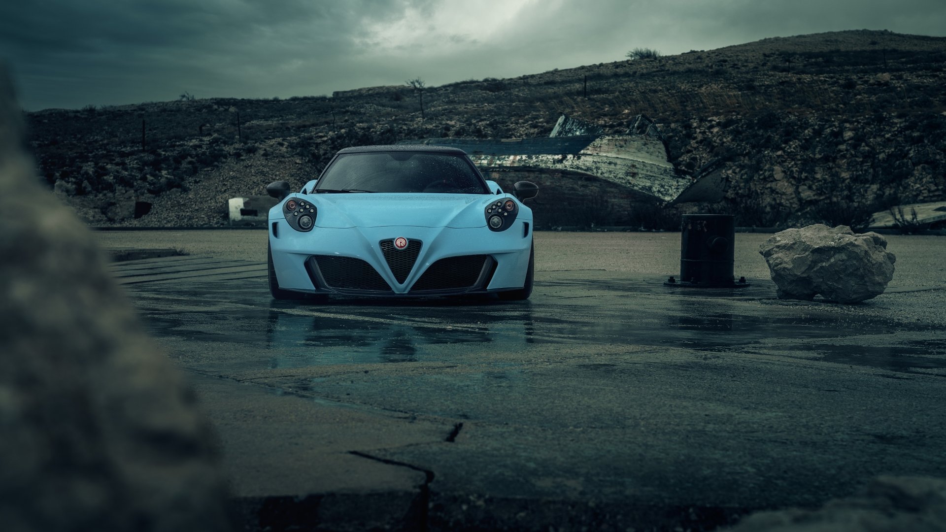 Download Supercar Car Alfa Romeo Vehicle Alfa Romeo 4C 4k Ultra HD Wallpaper