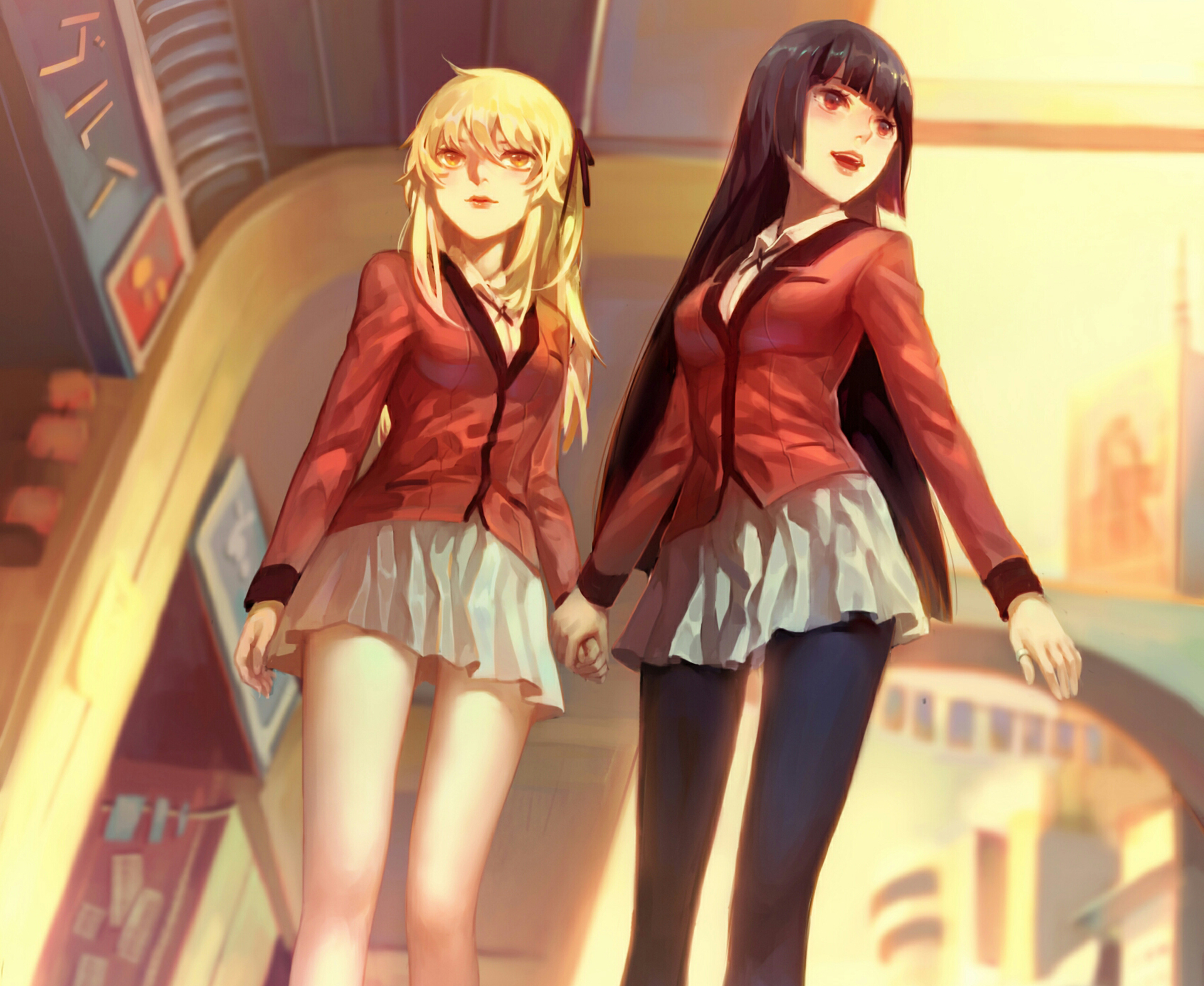 Yumeko And Mary Wallpaper